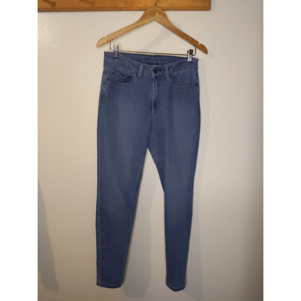 L.L. Bean BeanFlex Skinny Jean Favorite Fit Medium Blue Wash Stretch 10 Reg